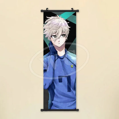 Blue Lock Reo Mikage Canvas Scroll