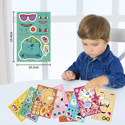Pokemon Pikachu Puzzle Stickers