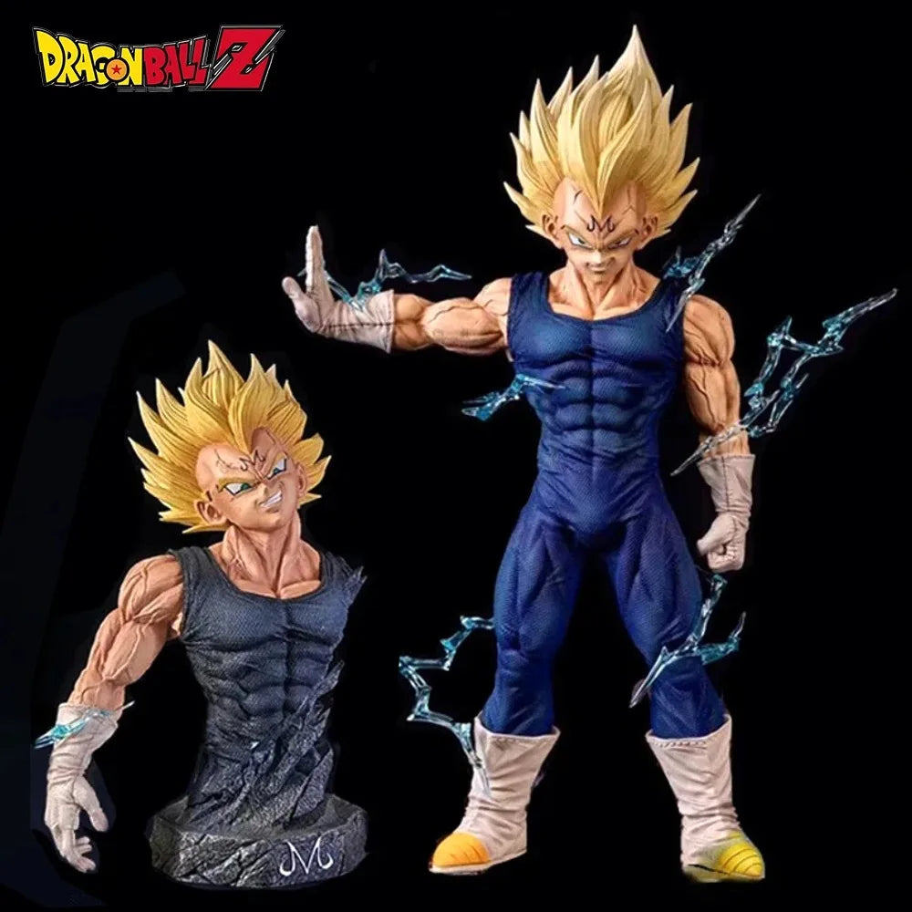 27cm Anime Dragon Ball Figure Majin Vegeta Action Figures Pvc Statue Desktop Ornamen Collection Model Toys Gifts