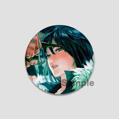 One Punch Man Saitama Button Pins