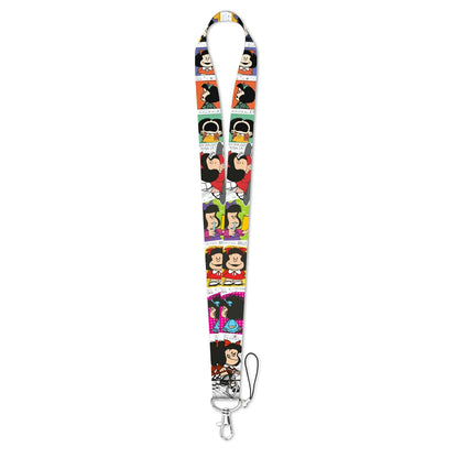 Anime Girl Lanyard Credential Holder