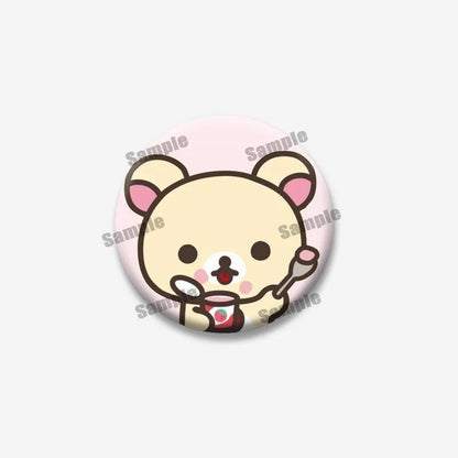 Rilakkuma Bear Badge Pin