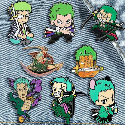 One Piece Roronoa Zoro Enamel Pin