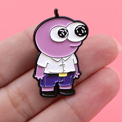 Smiling Friends Enamel Pin