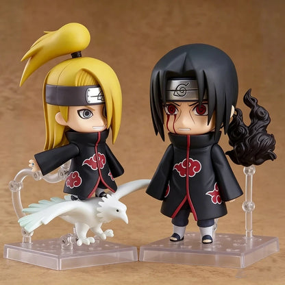 Nendoroid 820 Uchiha Itachi 1481 Deidara Chibi Action Figure Naruto Shippuden Akatsuki Figures Set Anime Model Ornament Toy Gift