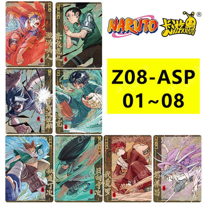 Kayou Naruto Card Set AR CR MR UR PTR SSR SR R T2W9 T4W8 Full Series Uzumaki Sasuke Hinata Uchiha Anime Collection Cards Toy Gif