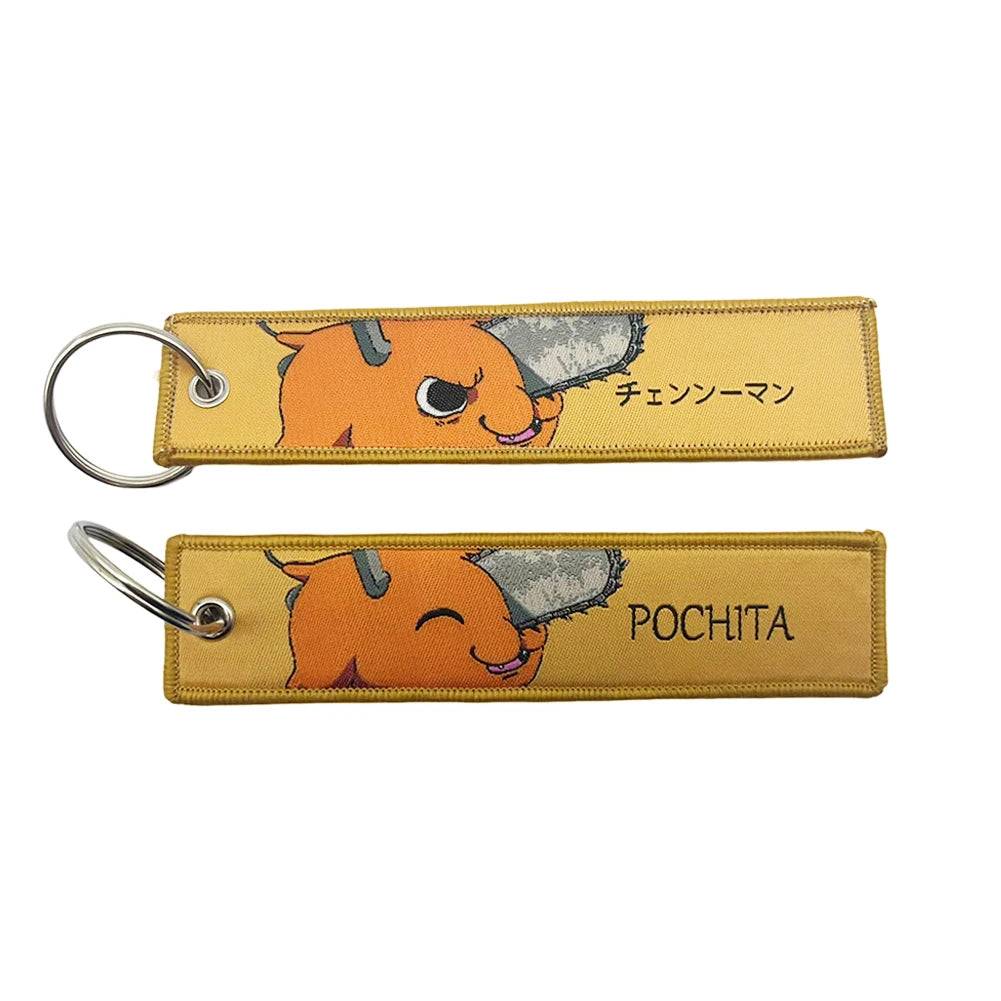 Anime Lock Keychain Pendant