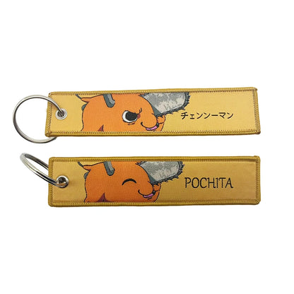 Anime Lock Keychain Pendant