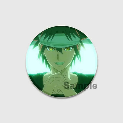 Food Wars Soma Tinplate Pins