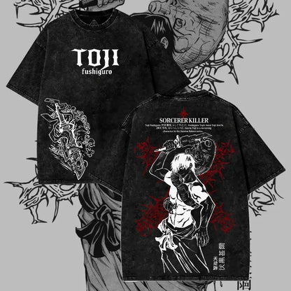 Dark Manga Pattern T-Shirt