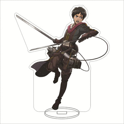 16CM Anime Acrylic Stand‌ Attack on Titan Connie Springer Mikasa Ackerman Eren Jaeger Armin Arlert Cos Figure Ornaments Gifts