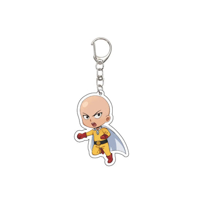 One Punch Man Saitama Keychain