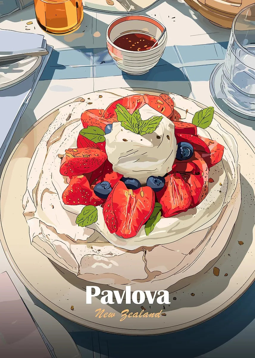 Anime Food Art Poster