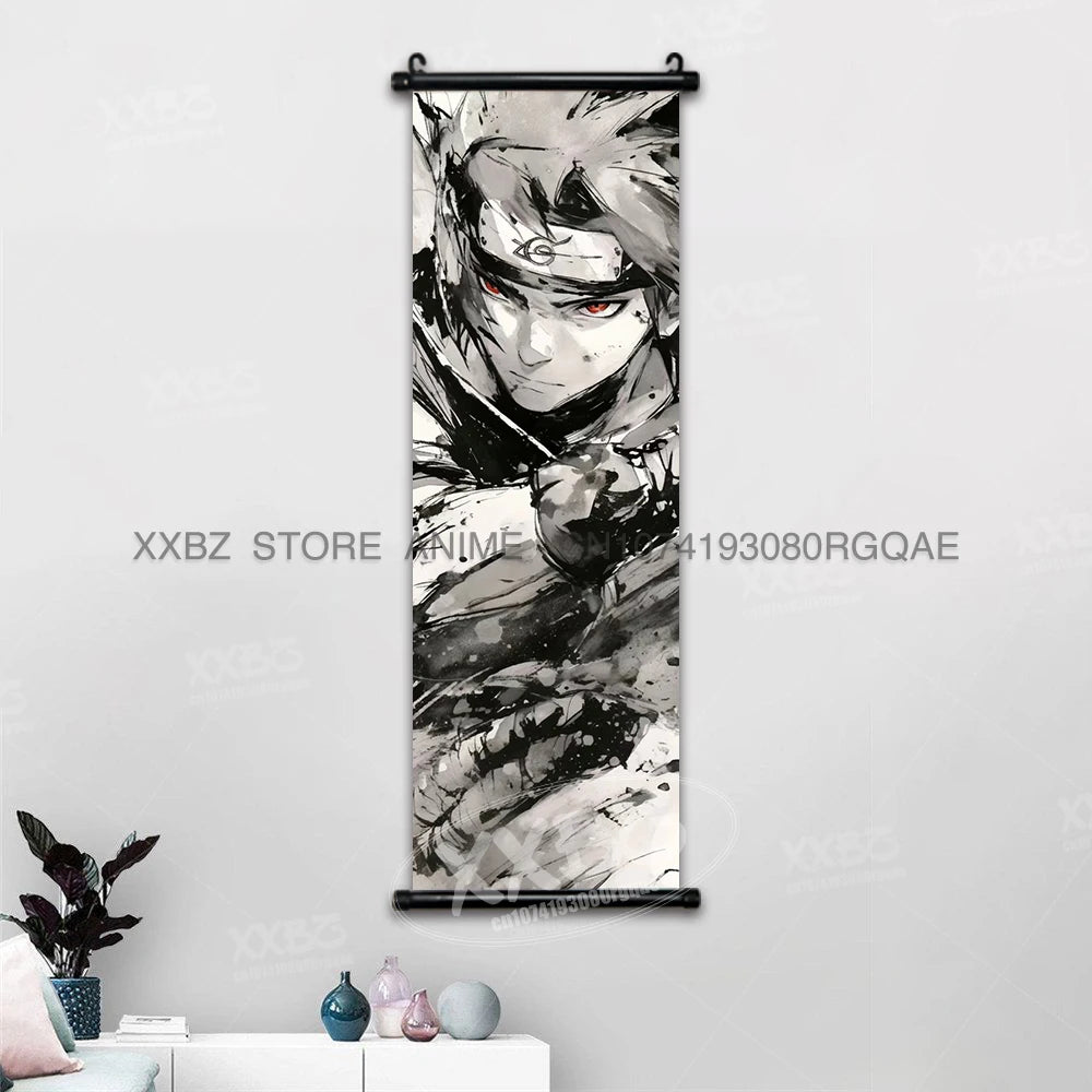 Naruto Hyuga Hinata Canvas Scroll