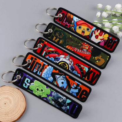 One Piece Straw Hat Keychain