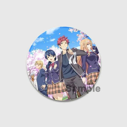 Food Wars Soma Tinplate Pins