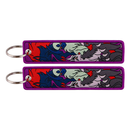 Anime Game Embroidery Keychain
