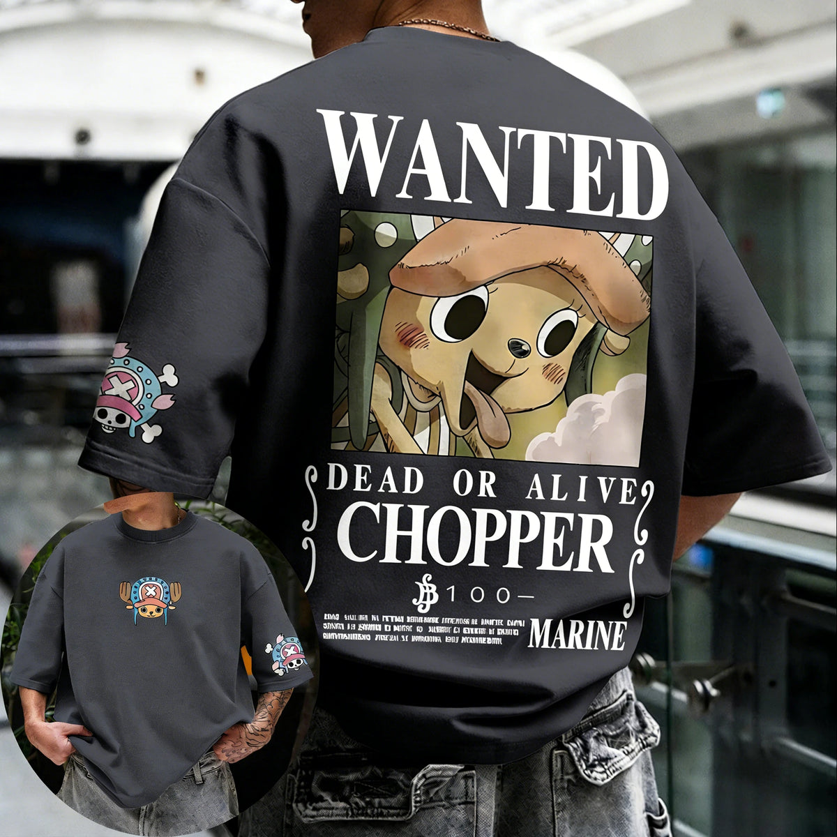 ONE PIECE Anime Chopper Joint Cotton T-shirt 2026 Summer New Men's and Women's Loose Casual Street Hip Hop Short Sleeved Top