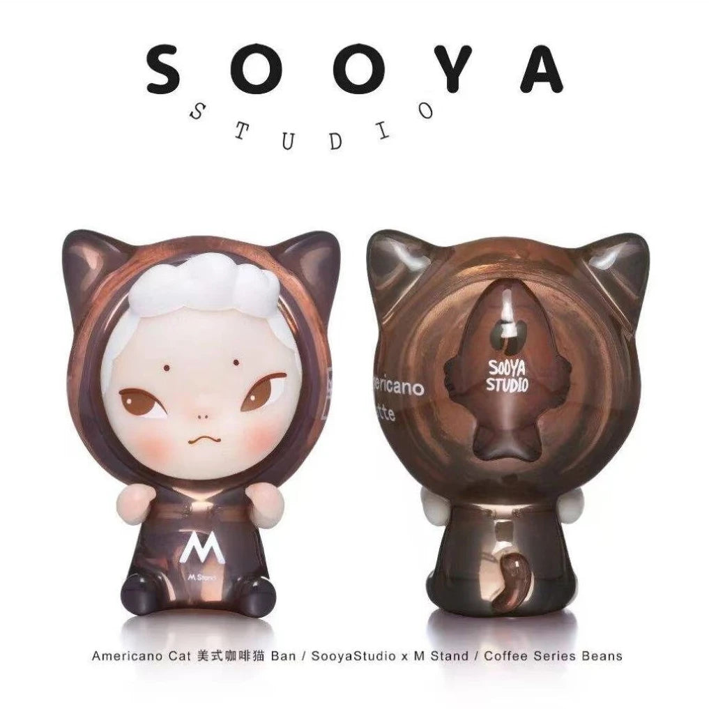 Genuine Sooya Mstand Coffee Beans Series Mini Figure Blind Box Ornament Collection Cute Toys Gift