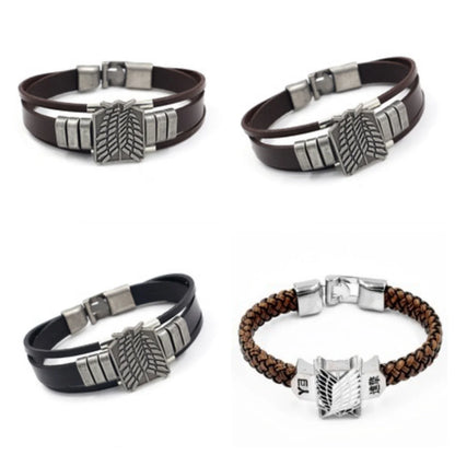 Attack on Titan Wristbands Anime Culture Portable Decorations High Value for Money Practical Gifts for Students