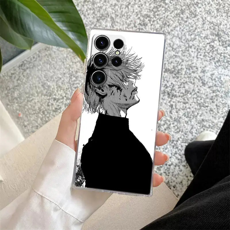 Tokyo Ghoul Kaneki Clear Phone Case