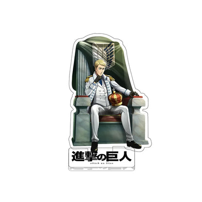 Gift Eren Levi Mikasa Attack on Titan Acrylic Transparent Standee Desk Decoration Anime Collectible Figure Display Ornament