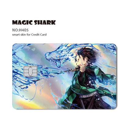 Demon Slayer Shark Holographic Card Skin