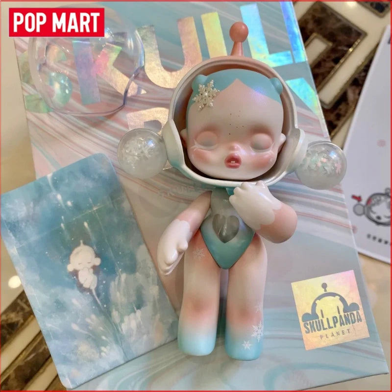 Pop Mart Skullpanda Bjd Nana Figures Baby Series Flower Blooming Figure Pink Green SP Art Toy Limited Dolls Surprise Toy Gift