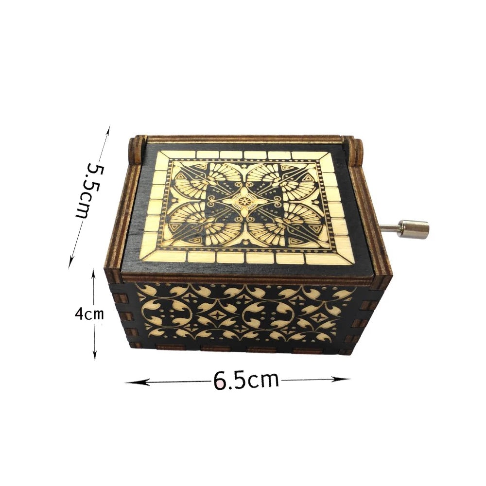 Creative Wooden Music Box Attack on Titan Birthday Present Valentine's Day Christmas Gift