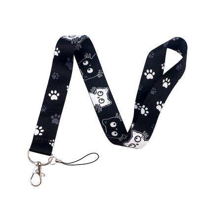 Kawaii Cat Paw Lanyard