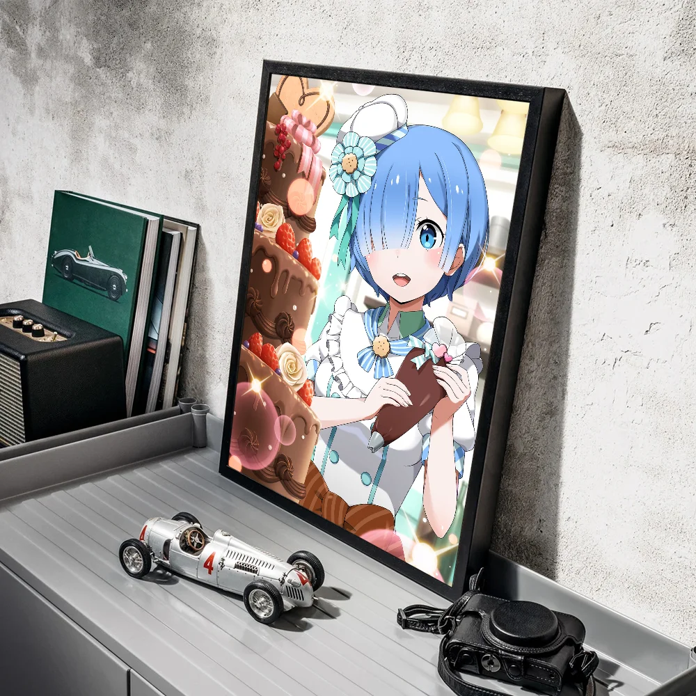 Re:Zero Rem Retro Poster