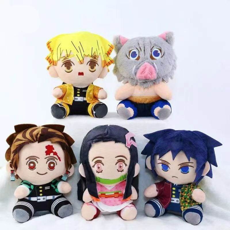 Demon Slayer Anime  Stuffed Toy Cute Dolsl Demon Slayer Manga Doll Kimetsu No Yaiba Tanjirou Nezuko Children's Gift Decor