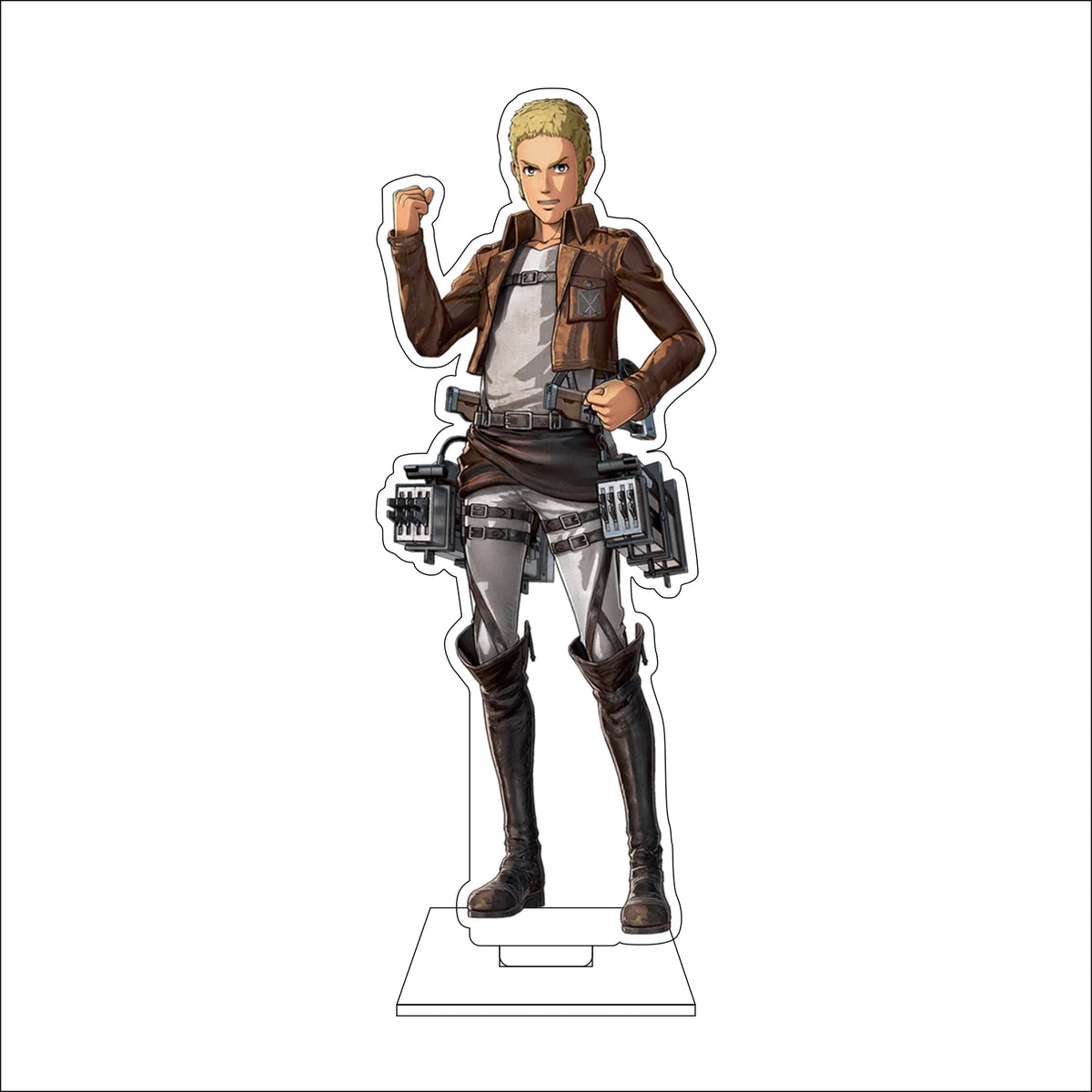 16CM Anime Attack on Titan Cosplay Acrylic Figure Stand Plate Eldo Gin Floch Forster Ornaments Gifts
