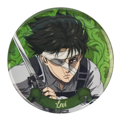 58mm Anime Attack on Titan Eren Jaeger Armin Arlert Erwin Smith Hange Zoe Cosplay COSTUME Badge Pin SPTE Tinplate Brooch﻿ Prop