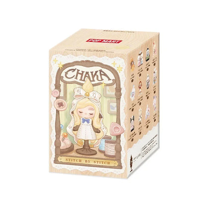 POP MART CHAKA Stitch By Stitch Series Mystery Box  Blind Box Guess Toys Bag Ornament Figurines Home Decor Doll Model Girls Gif