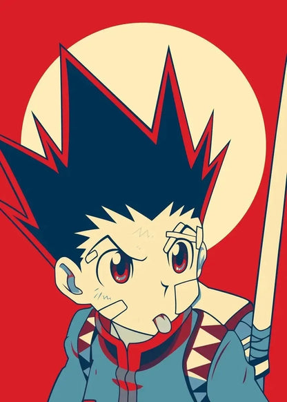 Hunter X Hunter Retro Canvas