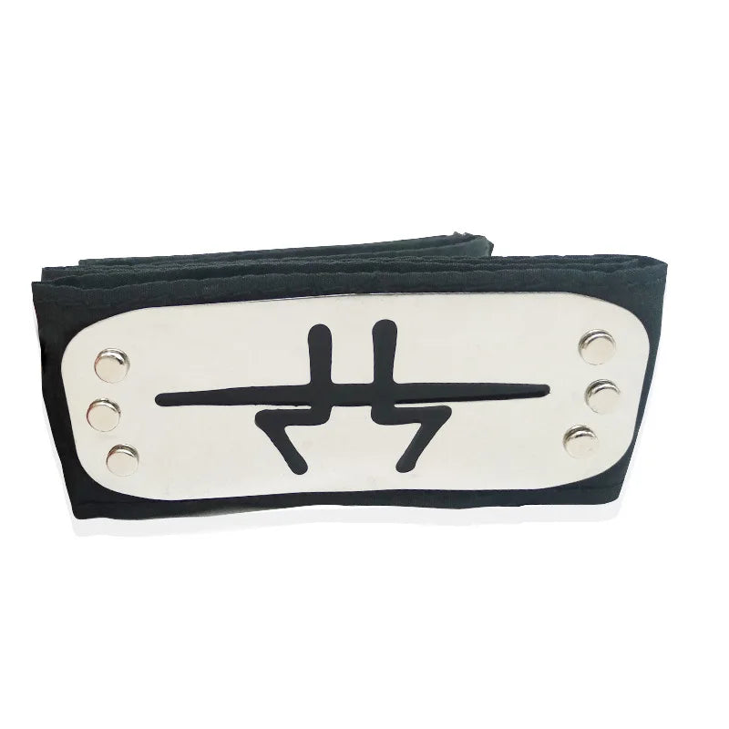 Anime Naruto Ninja akatsuri  Headband Cartoon Cosplay Accessories Props Kakashi Head Belt Forehead Protector Cosplay Gifts