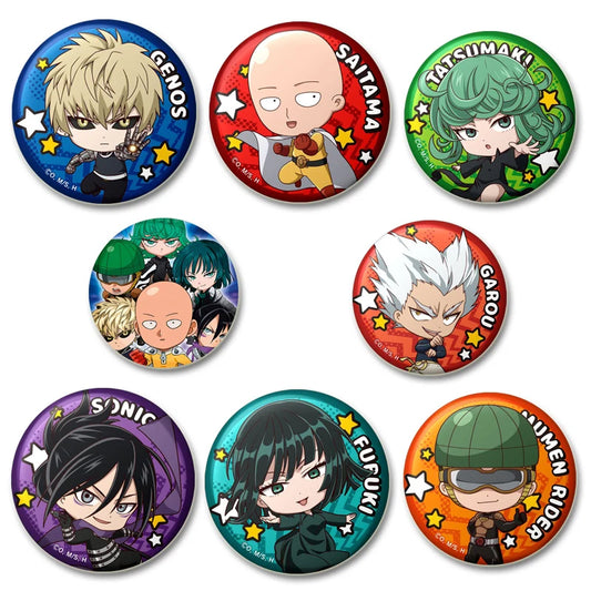One Punch Man Saitama Lapel Pin