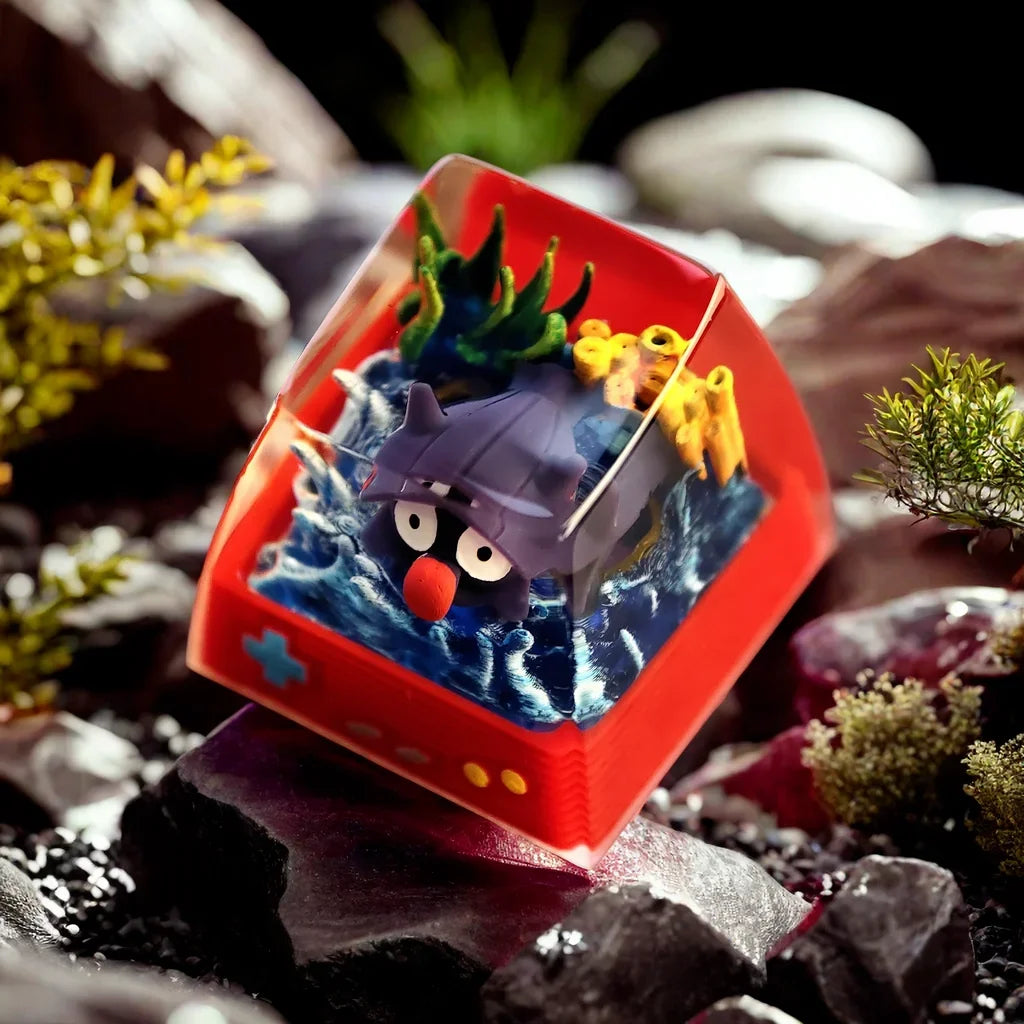 Pokemon Gengar Resin Keycaps