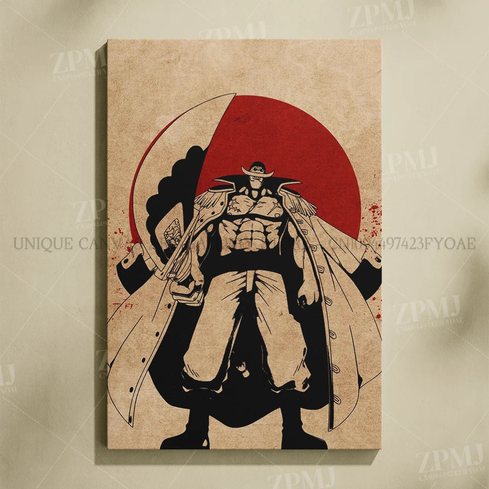 One Piece Monkey D. Luffy Canvas Poster