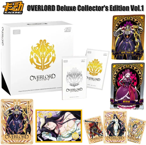 KADONG Official OVERLORD Anime Trading Cards Wave 1 Ainz Albedo Shalltear Demiurge Cocytus Premium Collectible Cards For Fans