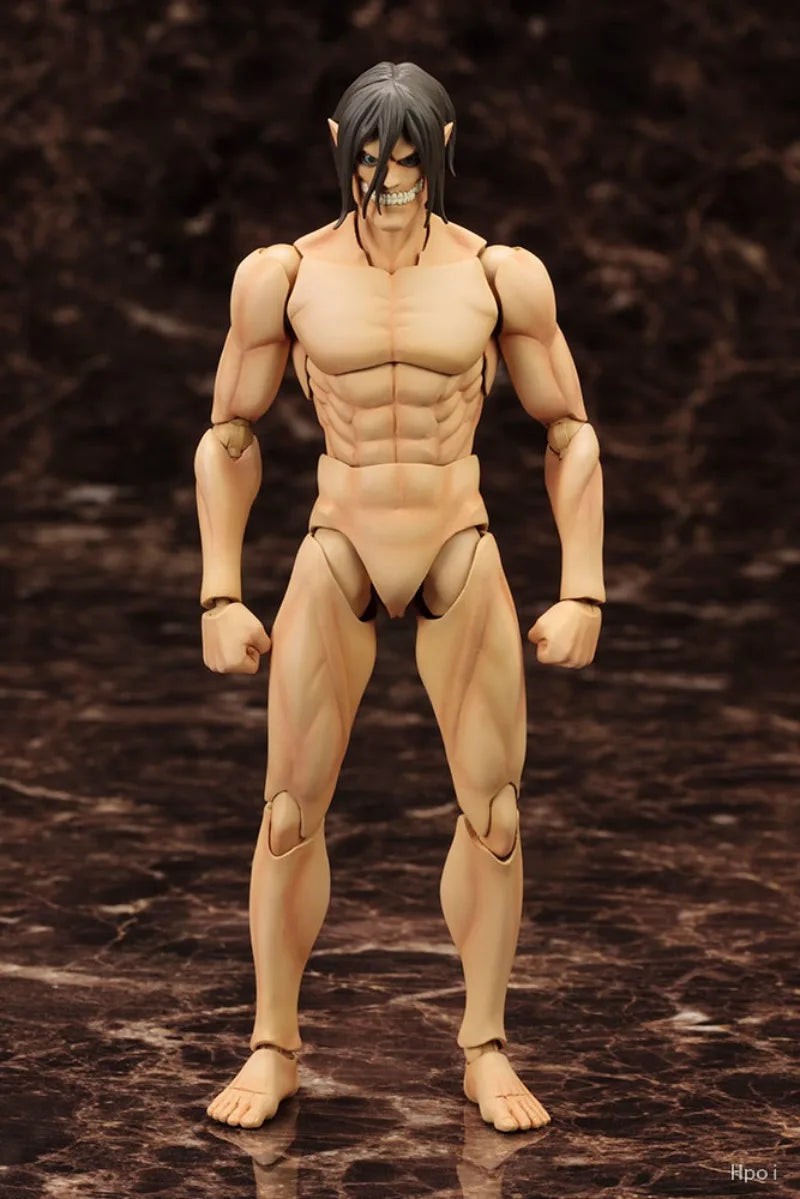 Kotobukiya Eren Yeager Action Figures Attack on Titan Anime Assembly Model Collection Gift