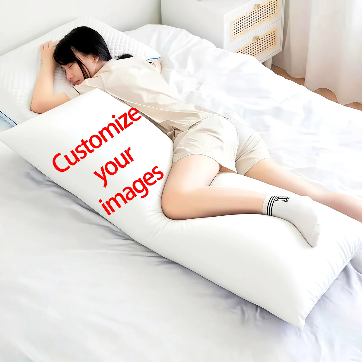 Customizable Equal Body Pillowcase, Anime Star Cartoon Real Person