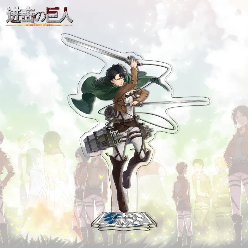 Attack on Titan Acrylic Stand Anime Large Stand Cartoon Cute Character Figure Display Stand Anime Merchandise Collectible Gift
