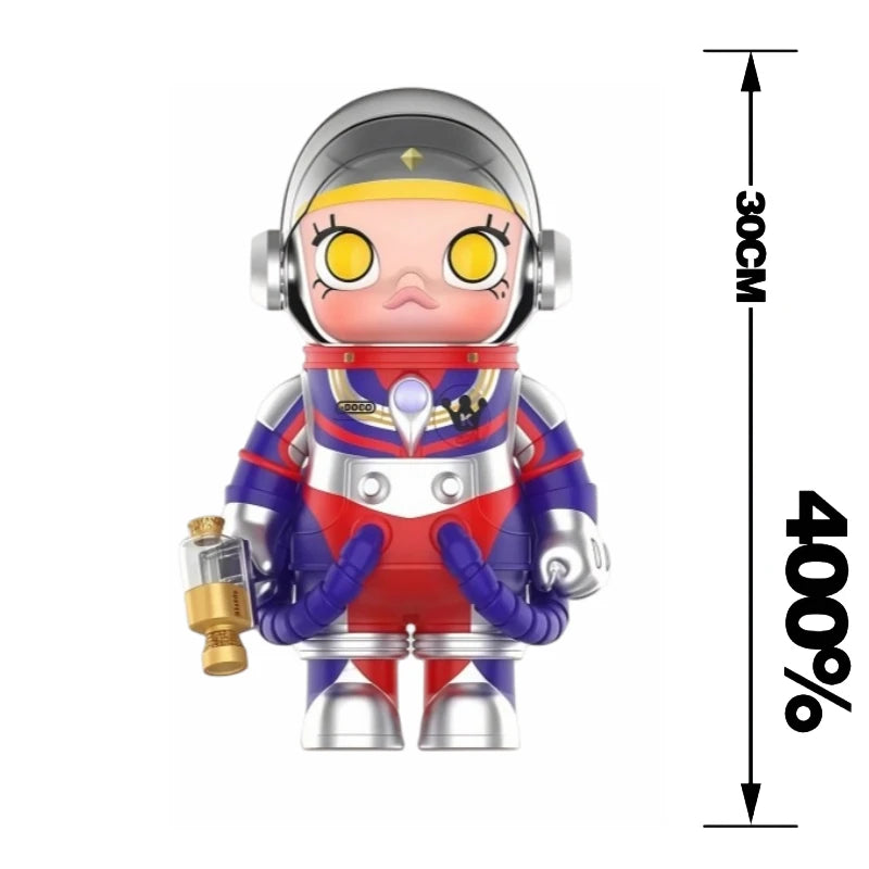 POP MART Giant Space Molly 400% Series Limited Edition Anime Action Figure Decorative Ornament Collectible Christma Gift