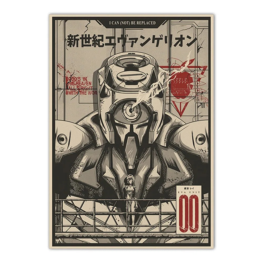 Neon Genesis Evangelion Shinji Canvas Print