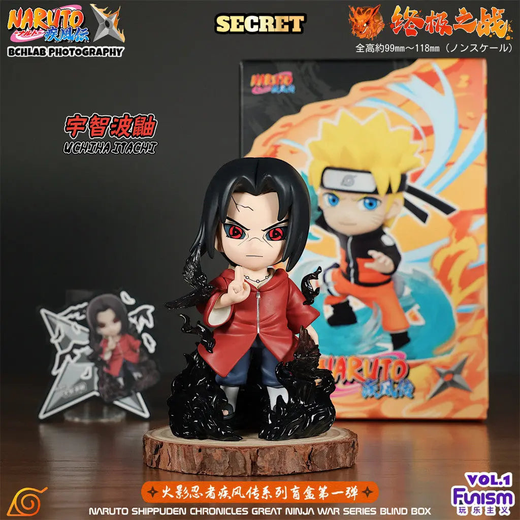 In Stock Genuine FUNISM Naruto Shippuden The Ultimate Battle Series Blind Box Naruto Sasuke Trendy Toy Figurine Gift