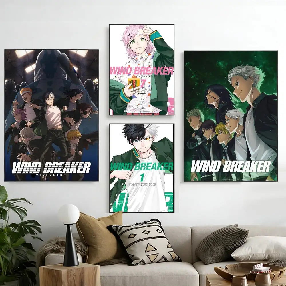 Wind Breaker Poster Wall Sticker