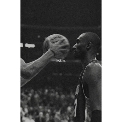 Athlete Mindset Jordan Kobe Canvas Poster