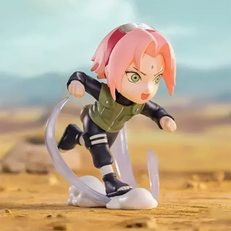 POP MART Naruto Sasuke Ninja World War Series Blind Box Toys Kawaii Surprise Guess Bag Doll Anime Figure Home Model Girls Gift